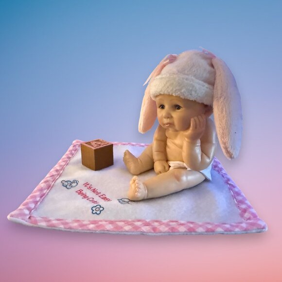 Ashton Drake Babies It's Not Easy Being Cute Collectable Doll Set - Picture 9 of 11